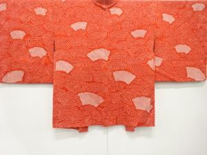 未使用品　本絞り　地紙模様　絵羽織